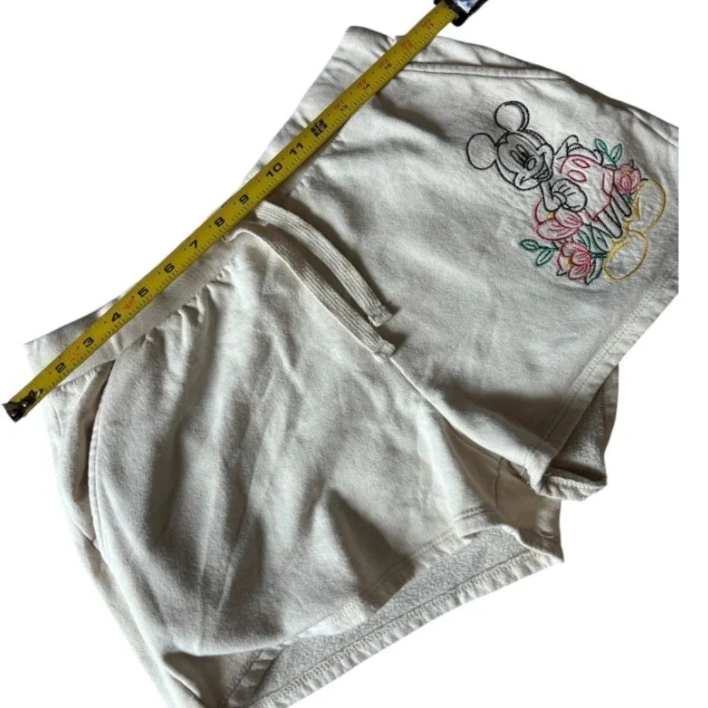 Disney Women's Athletic Shorts with Mickey Mouse Embroidery